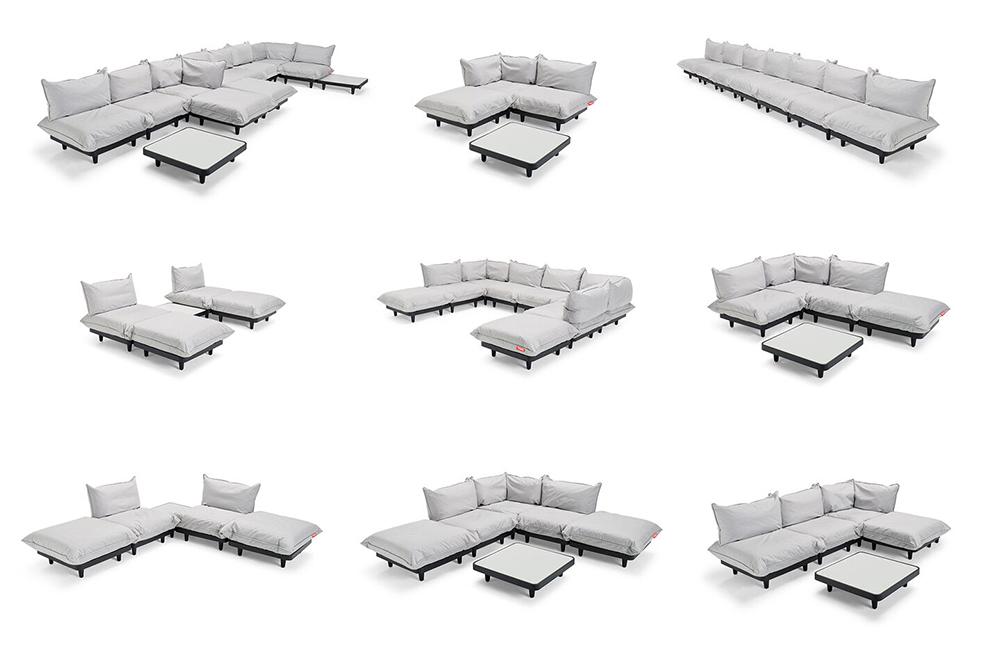 FATBOY outdoor sofa with 2 places PALETTI SET MEDIUM