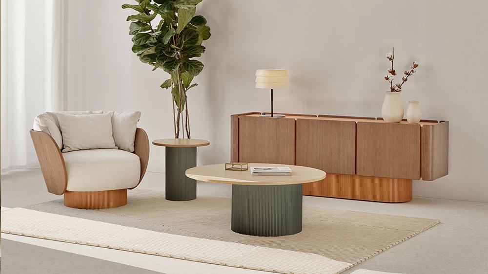 PUNT MOBLES sideboard furniture DUNE with 6 doors