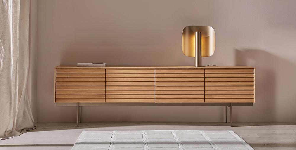 PUNT MOBLES sideboard furniture SUSSEX 301 3 doors with H 17 cm