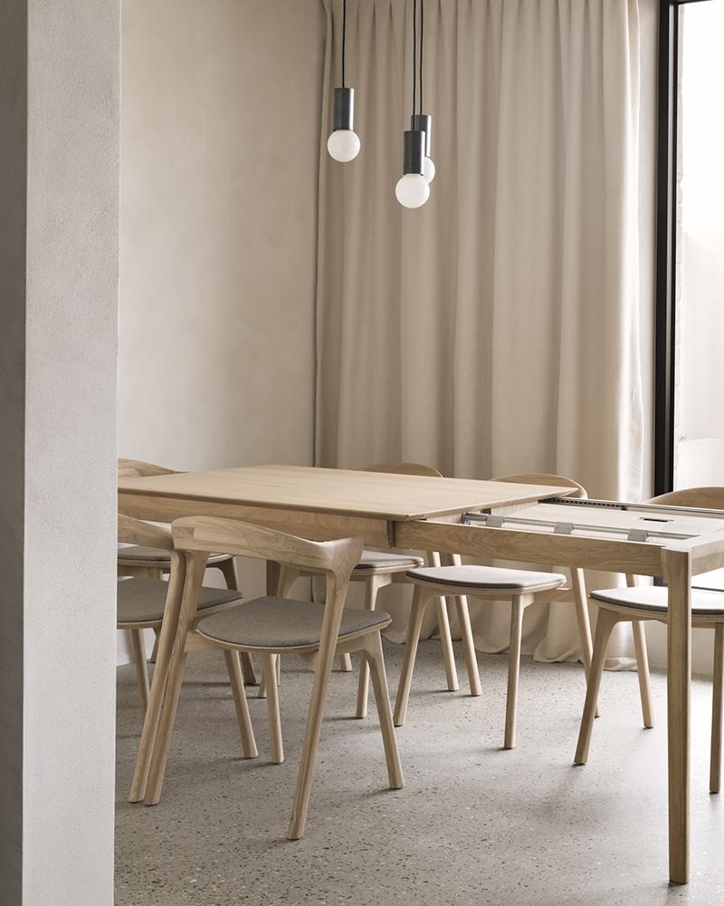 ETHNICRAFT table extensible à rallonge BOK