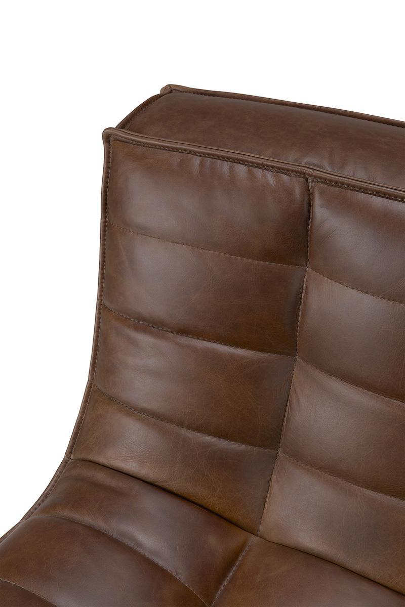 ETHNICRAFT canapé d'angle rond N701 90°