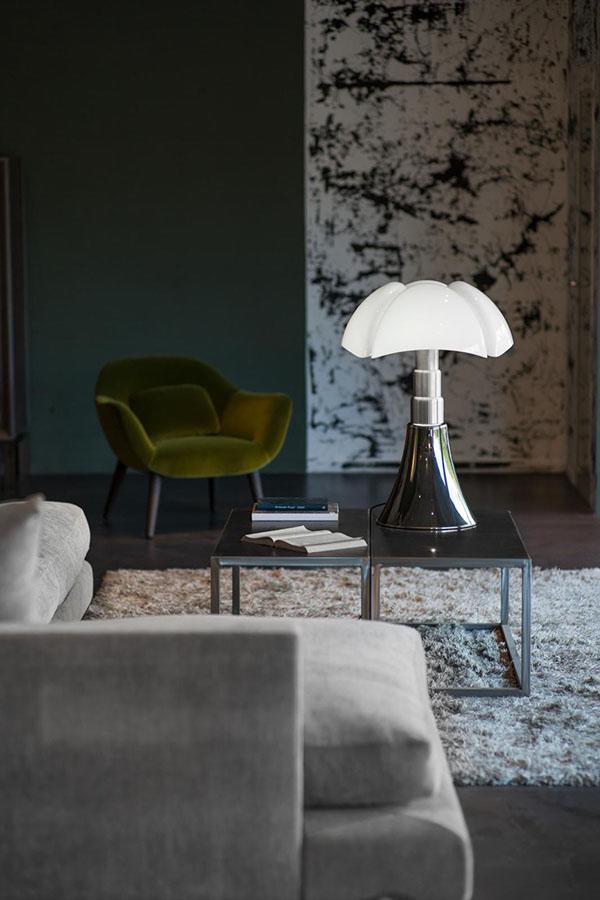 MARTINELLI LUCE table lamp PIPISTRELLO with dimmer