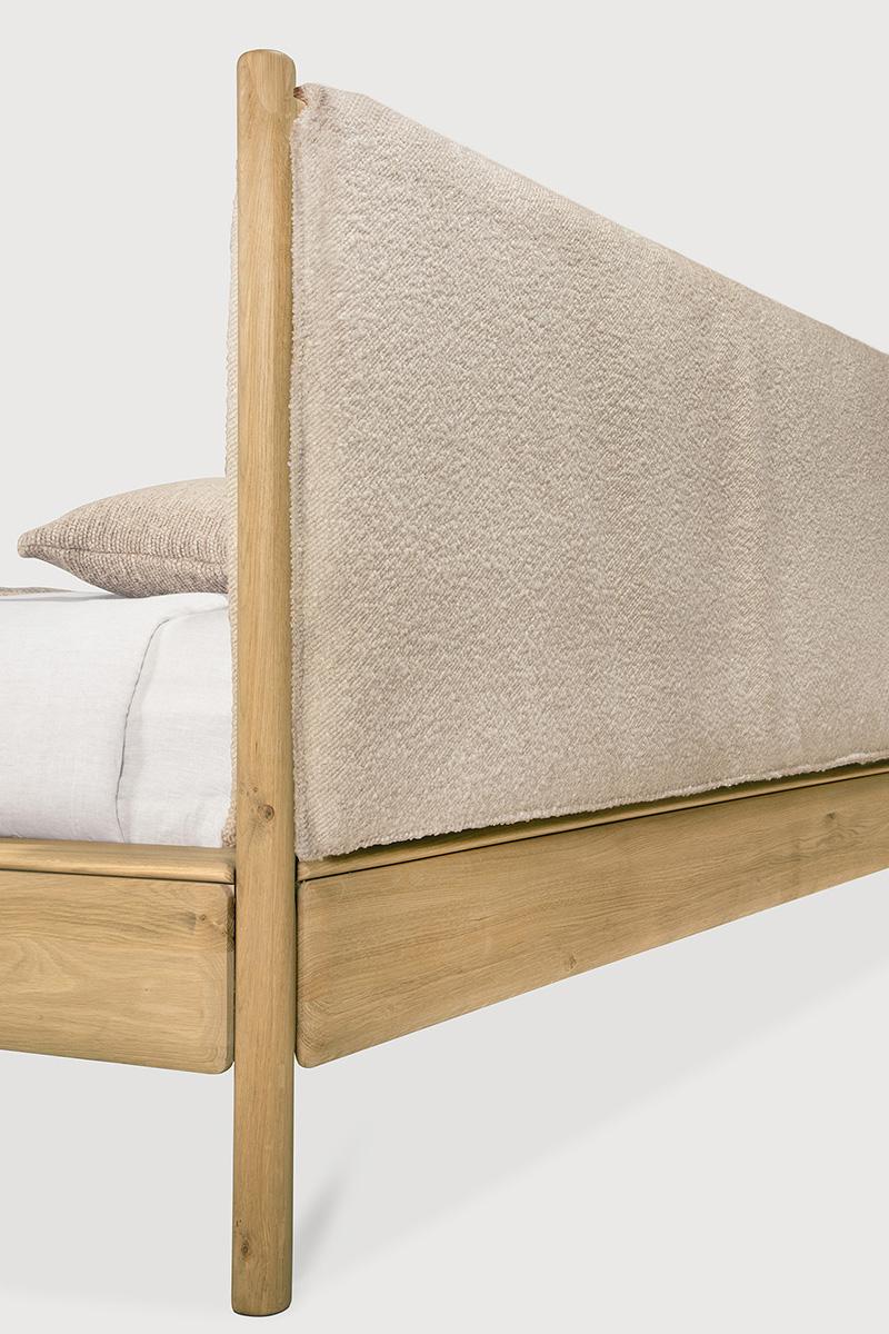 ETHNICRAFT lit à deux places PI pour matelas de 180x200 cm