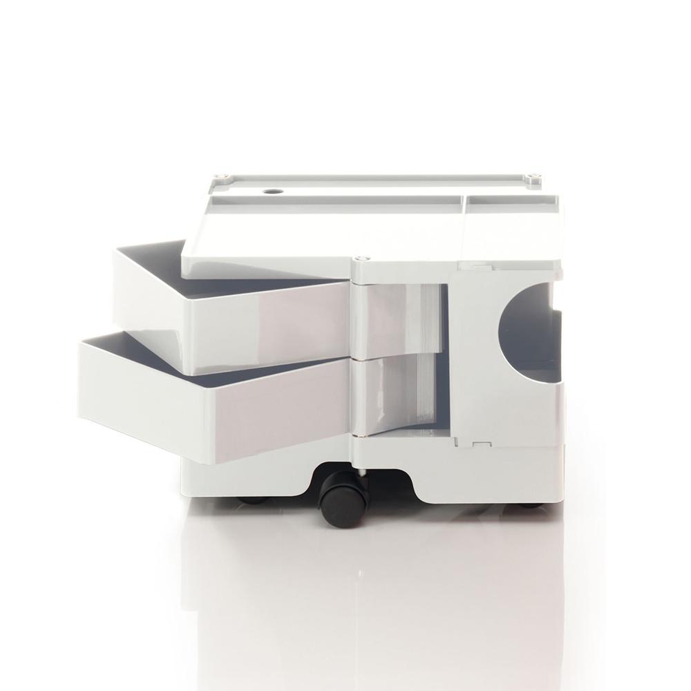 B-LINE trolley storage container on wheels BOBY with 2 drawers H 31,5 cm