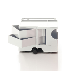 B-LINE trolley storage container on wheels BOBY with 2 drawers H 31,5 cm
