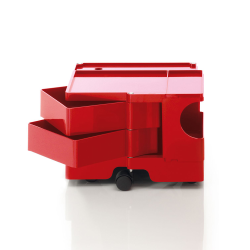 B-LINE trolley storage container on wheels BOBY with 2 drawers H 31,5 cm