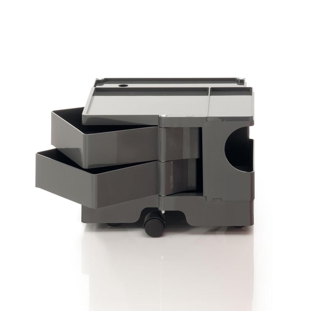 B-LINE trolley storage container on wheels BOBY with 2 drawers H 31,5 cm