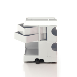 B-LINE trolley storage container on wheels BOBY with 2 drawers H 52,5 cm