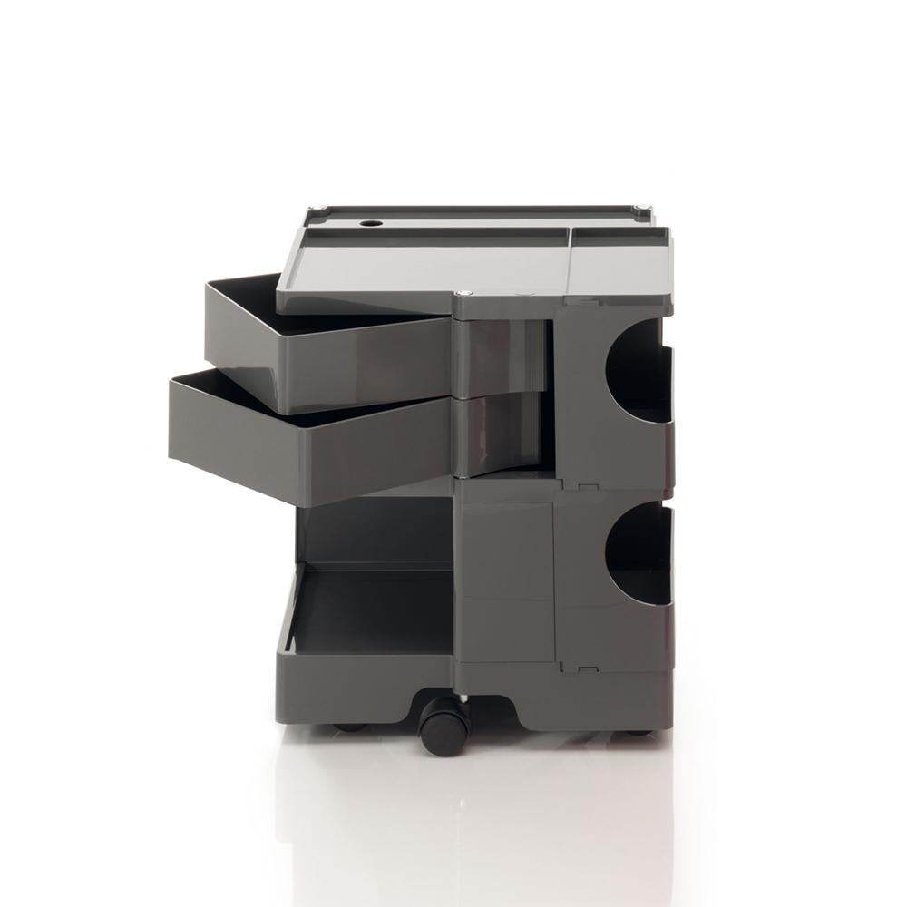 B-LINE trolley storage container on wheels BOBY with 2 drawers H 52,5 cm