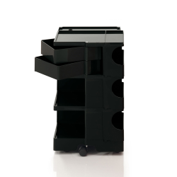 B-LINE trolley storage container on wheels BOBY with 2 drawers H 73,5 cm