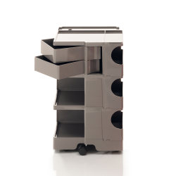B-LINE trolley storage container on wheels BOBY with 2 drawers H 73,5 cm