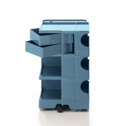 B-LINE trolley storage container on wheels BOBY with 2 drawers H 73,5 cm