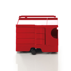 B-LINE trolley storage container on wheels BOBY with 3 drawers H 31,5 cm
