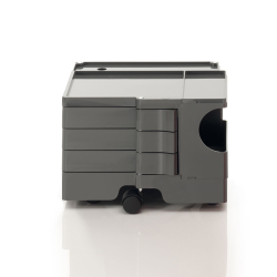 B-LINE trolley storage container on wheels BOBY with 3 drawers H 31,5 cm