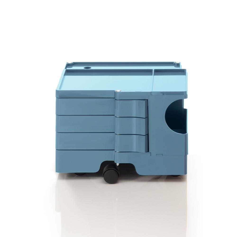 B-LINE trolley storage container on wheels BOBY with 3 drawers H 31,5 cm