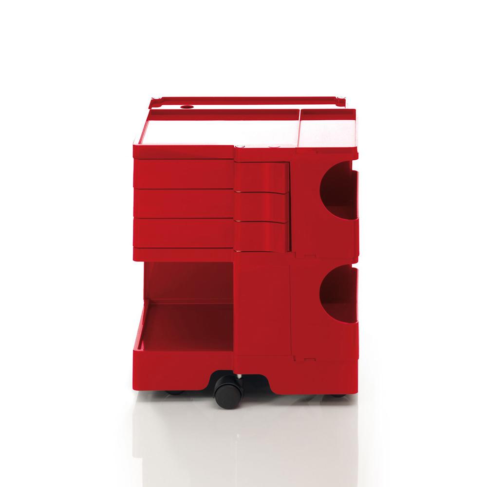 B-LINE trolley storage container on wheels BOBY with 3 drawers H 52,5 cm