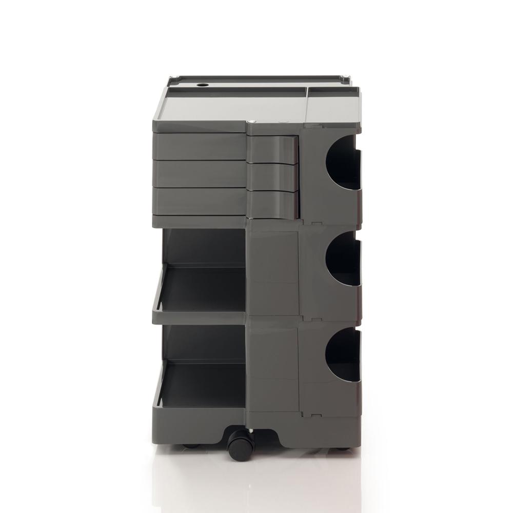 B-LINE trolley storage container on wheels BOBY with 3 drawers H 73,5 cm