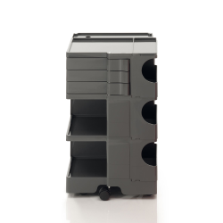B-LINE trolley storage container on wheels BOBY with 3 drawers H 73,5 cm
