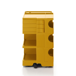 B-LINE trolley storage container on wheels BOBY with 3 drawers H 73,5 cm