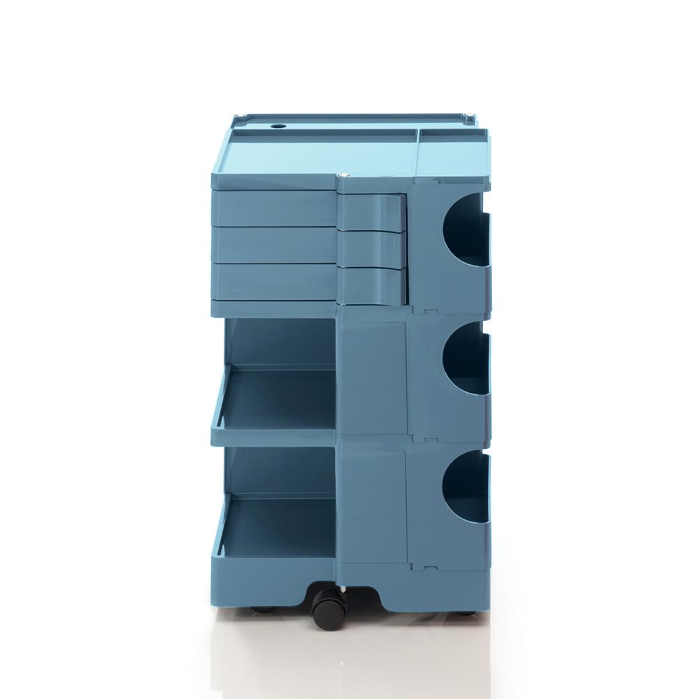 B-LINE trolley storage container on wheels BOBY with 3 drawers H 73,5 cm