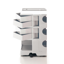B-LINE trolley storage container on wheels BOBY with 4 drawers H 73,5 cm