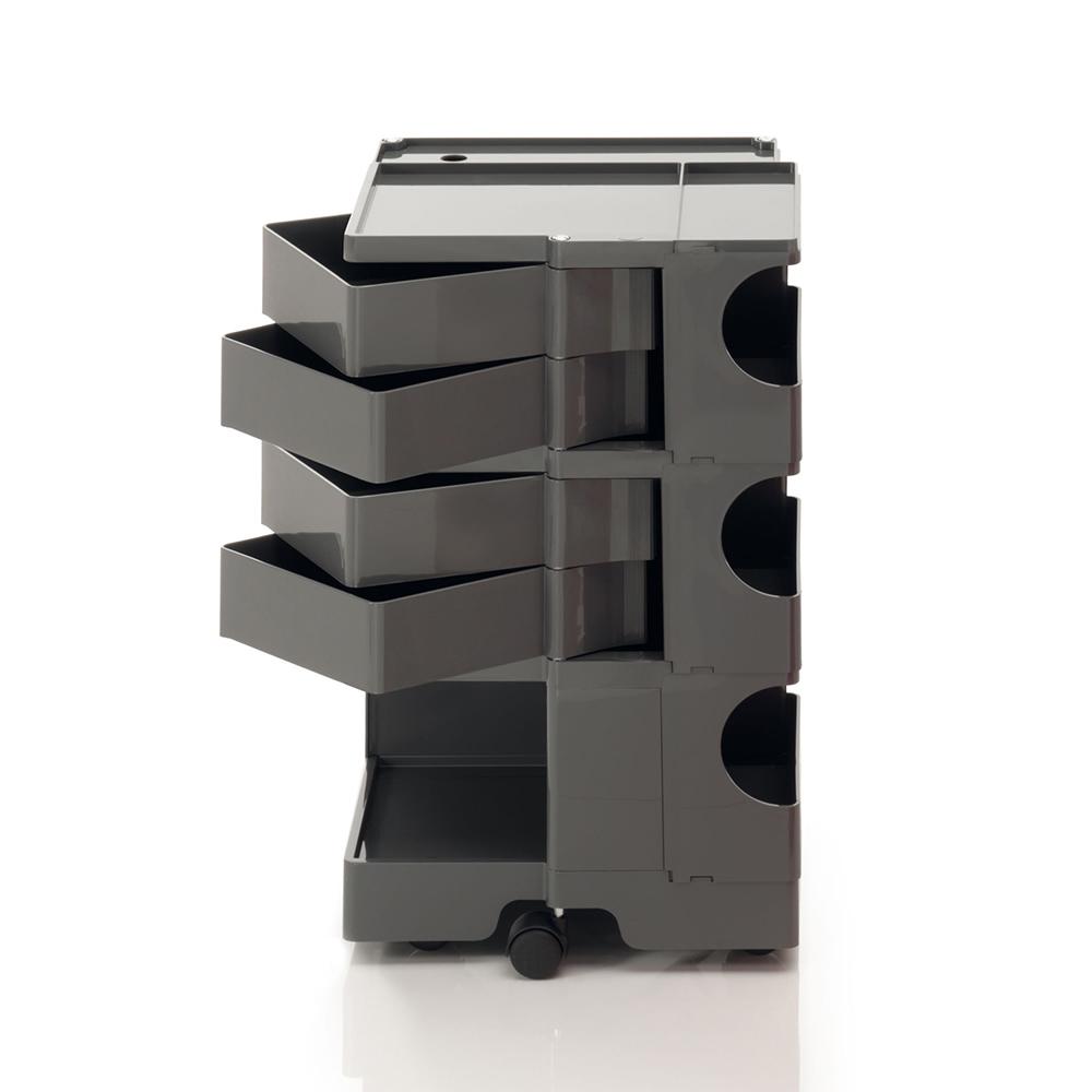 B-LINE trolley storage container on wheels BOBY with 4 drawers H 73,5 cm