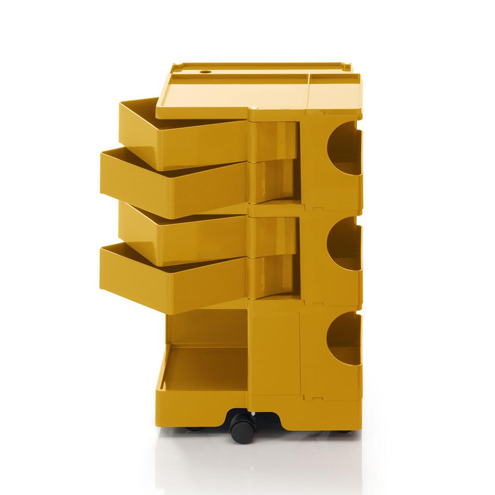 B-LINE trolley storage container on wheels BOBY with 4 drawers H 73,5 cm