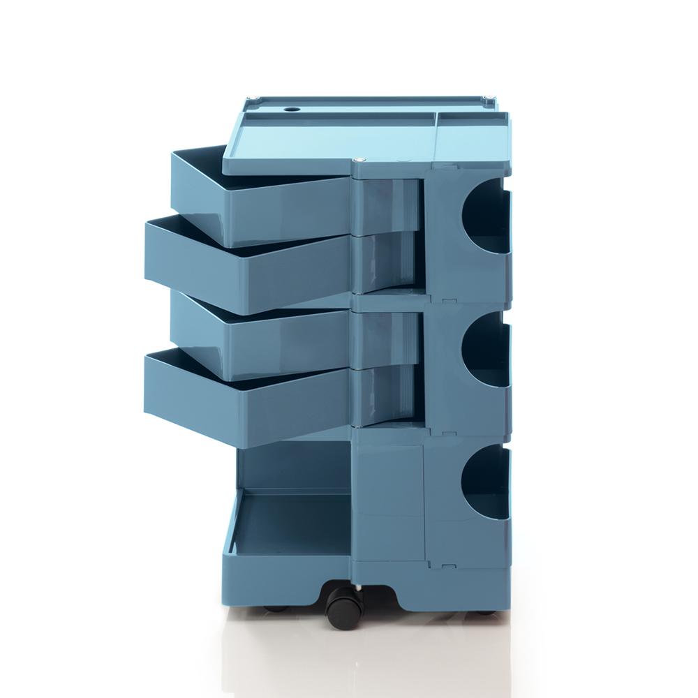 B-LINE trolley storage container on wheels BOBY with 4 drawers H 73,5 cm
