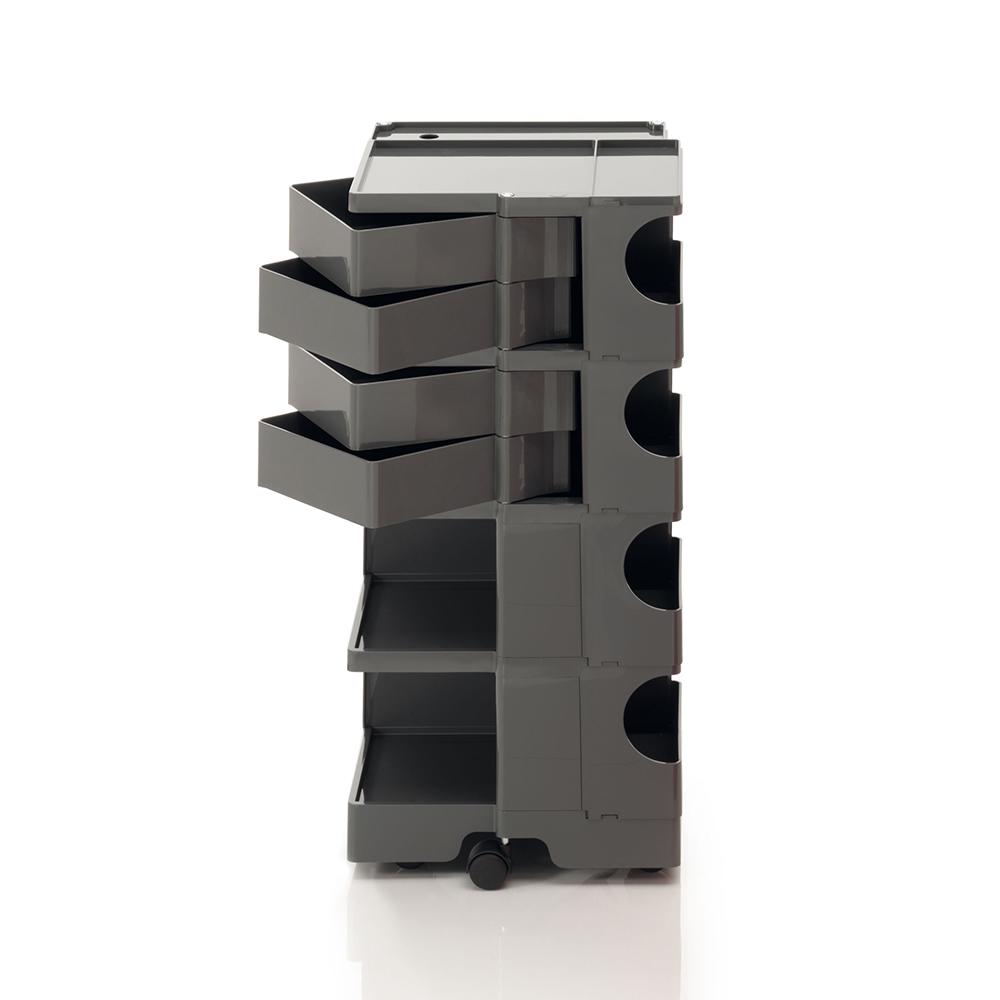 B-LINE trolley storage container on wheels BOBY with 4 drawers H 94,5 cm