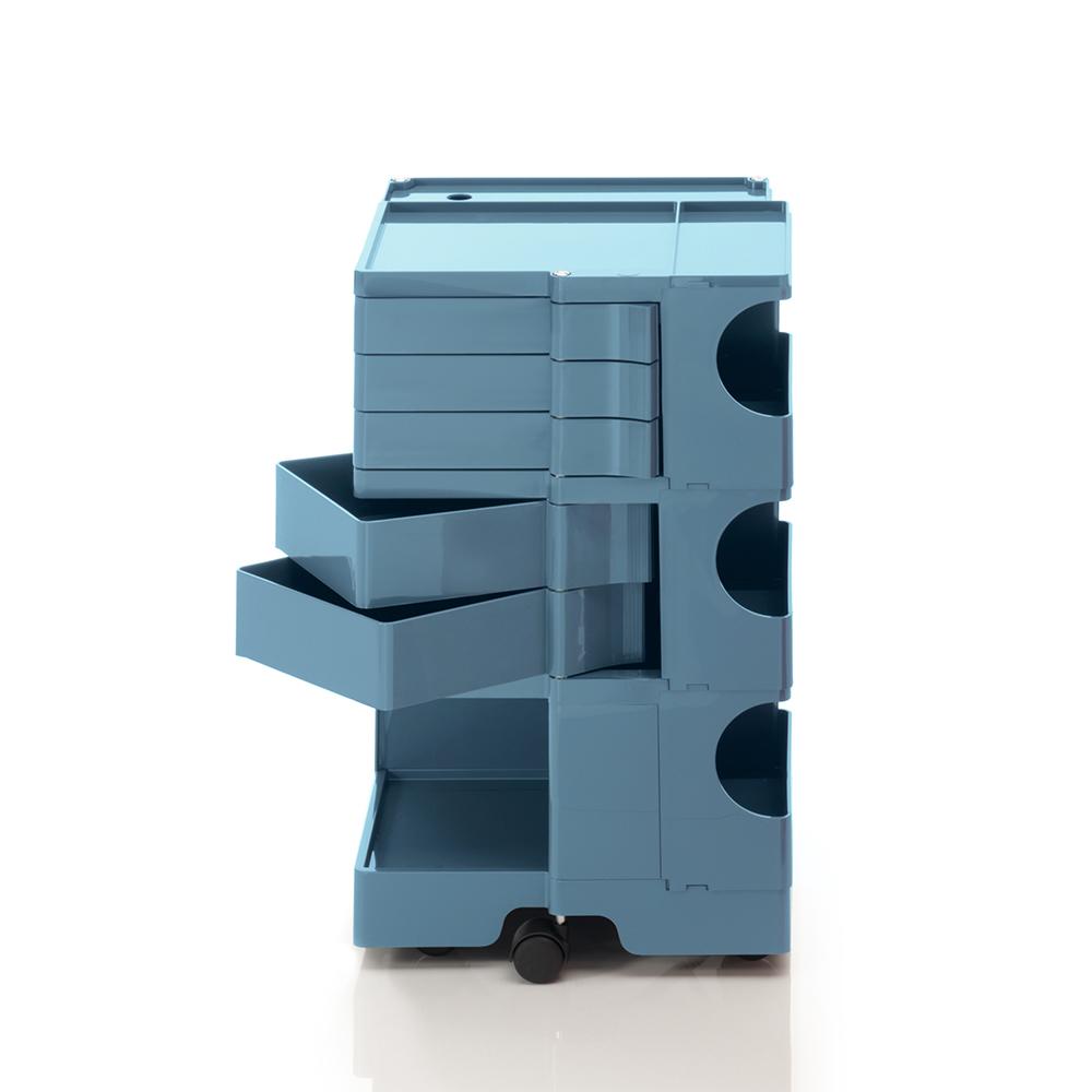 B-LINE trolley storage container on wheels BOBY with 5 drawers H 73,5 cm