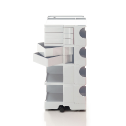 B-LINE trolley storage container on wheels BOBY with 5 drawers H 94,5 cm