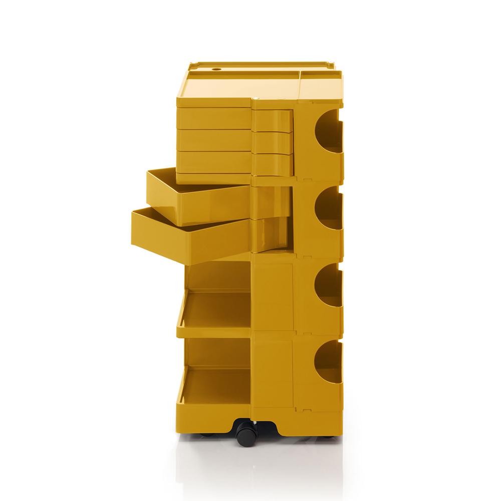 B-LINE trolley storage container on wheels BOBY with 5 drawers H 94,5 cm