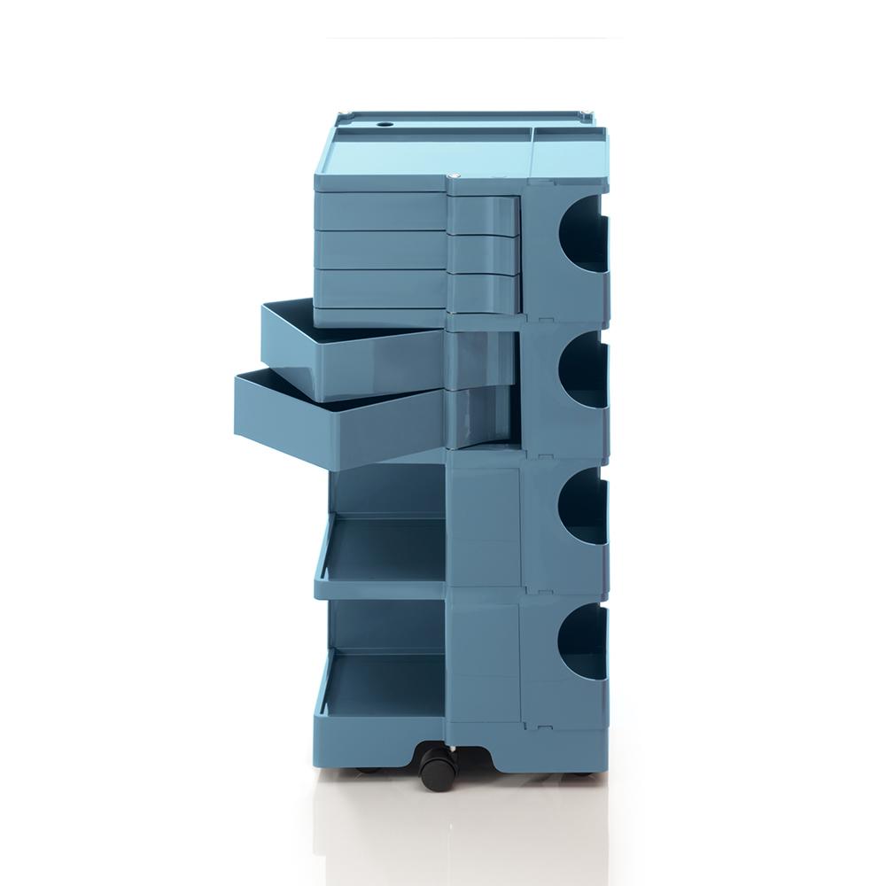 B-LINE trolley storage container on wheels BOBY with 5 drawers H 94,5 cm