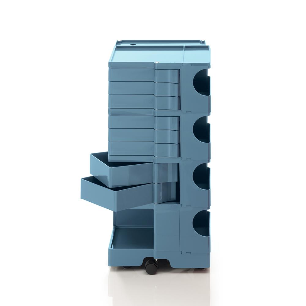 B-LINE trolley storage container on wheels BOBY with 8 drawers H 94,5 cm
