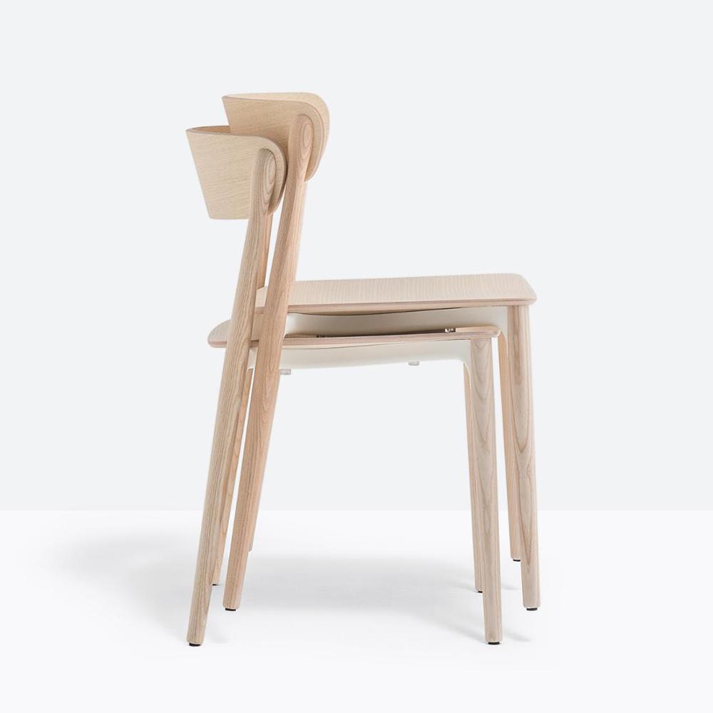 PEDRALI set of 2 chairs NEMEA 2820