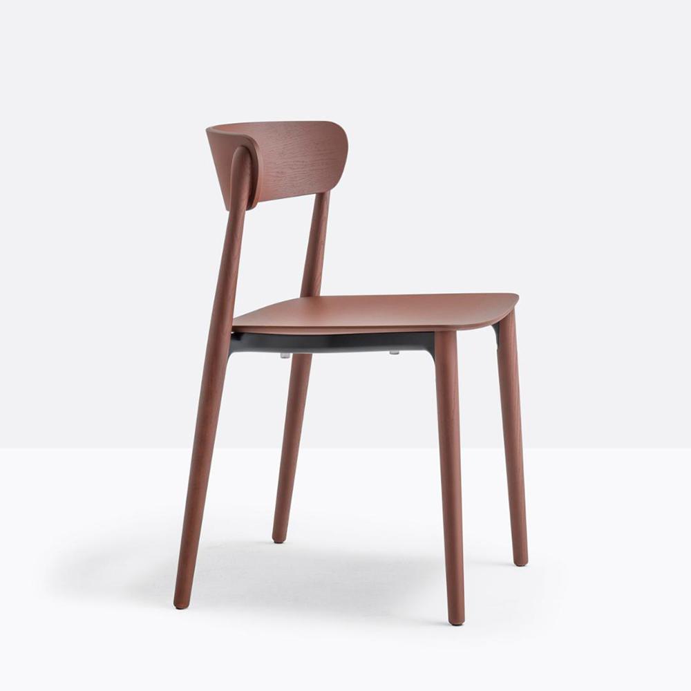 PEDRALI set of 2 chairs NEMEA 2820