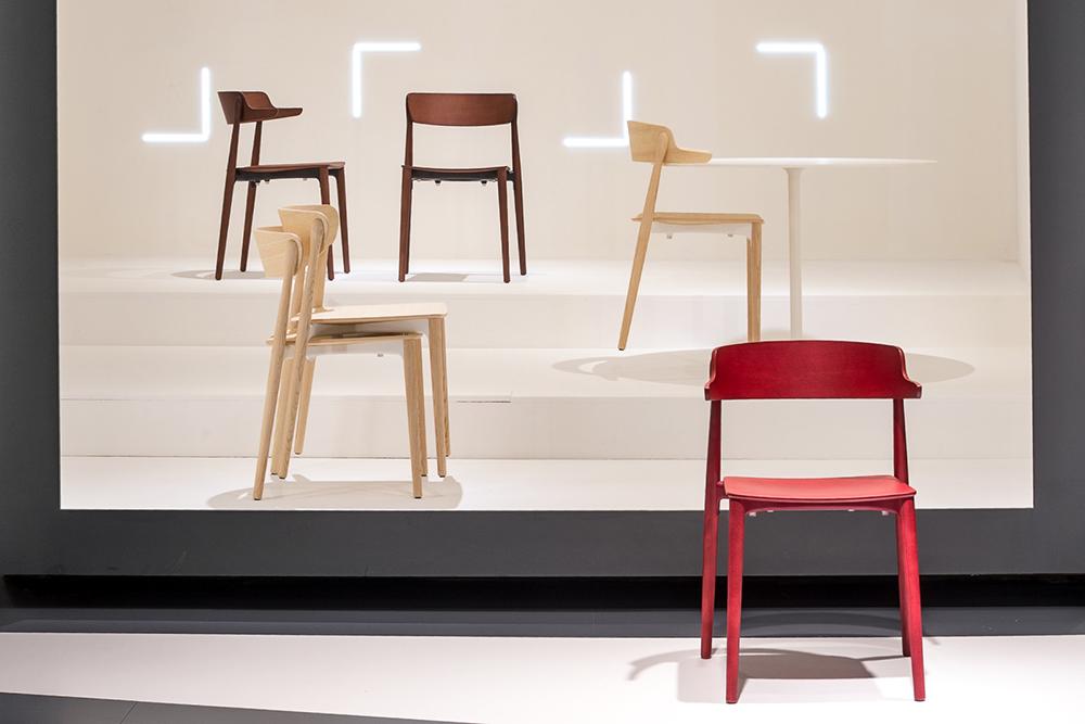 PEDRALI set of 2 chairs NEMEA 2820