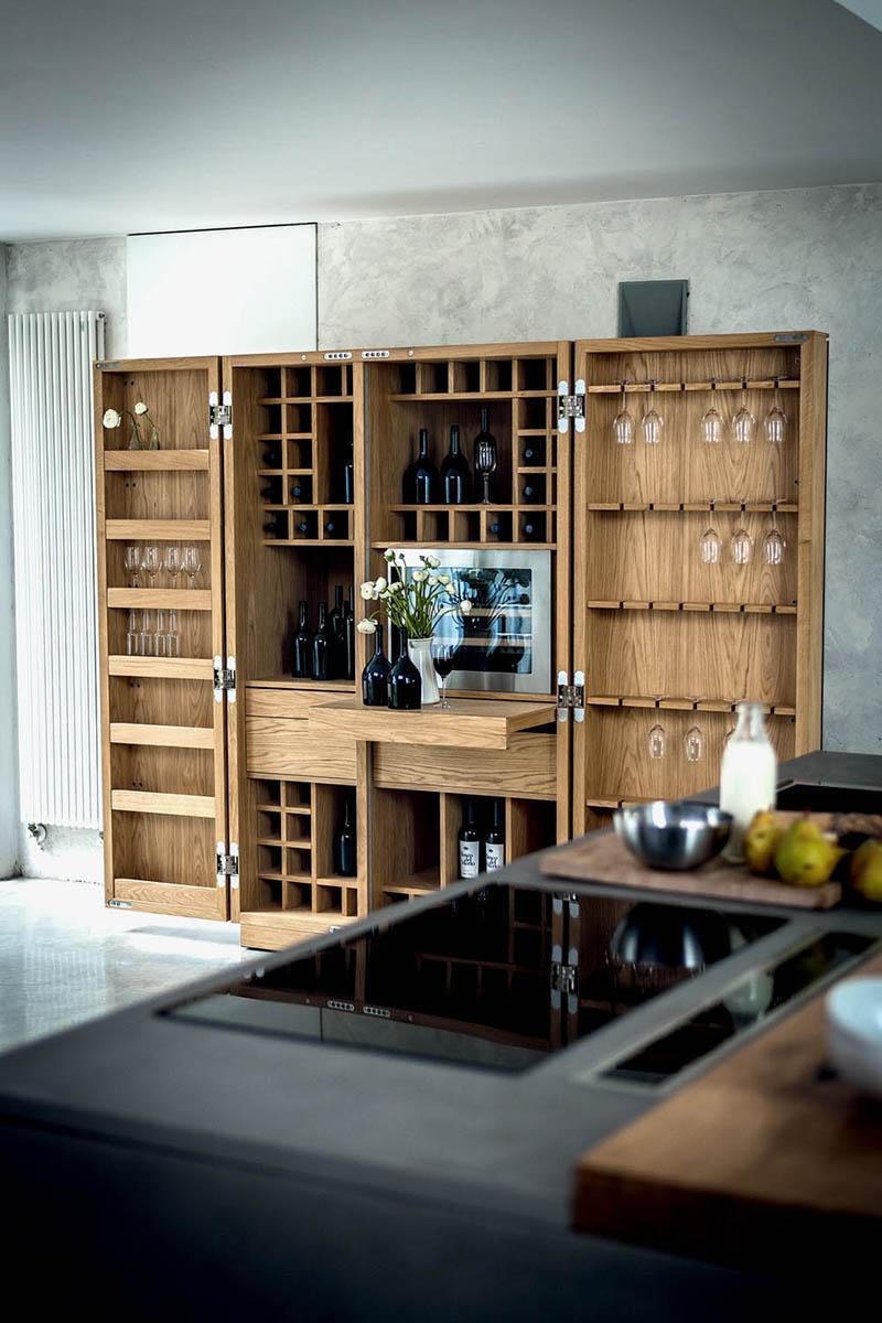 RIVA 1920 meuble à vin CAMBUSA WINE JUMBO