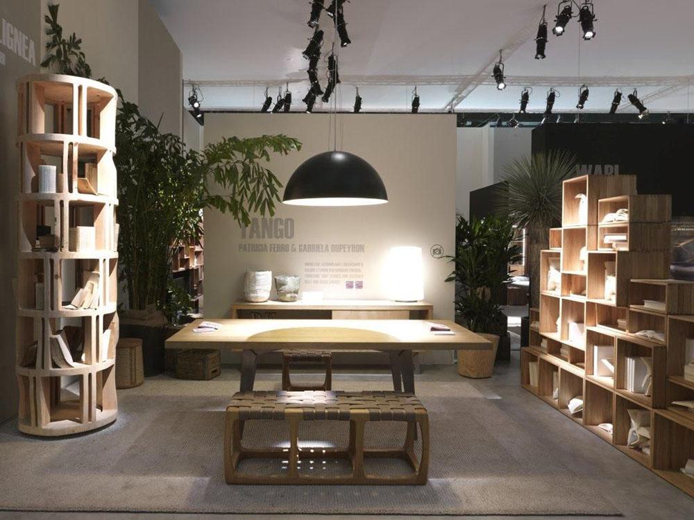 RIVA 1920 free-standing bookcase TORRE LIGNEA