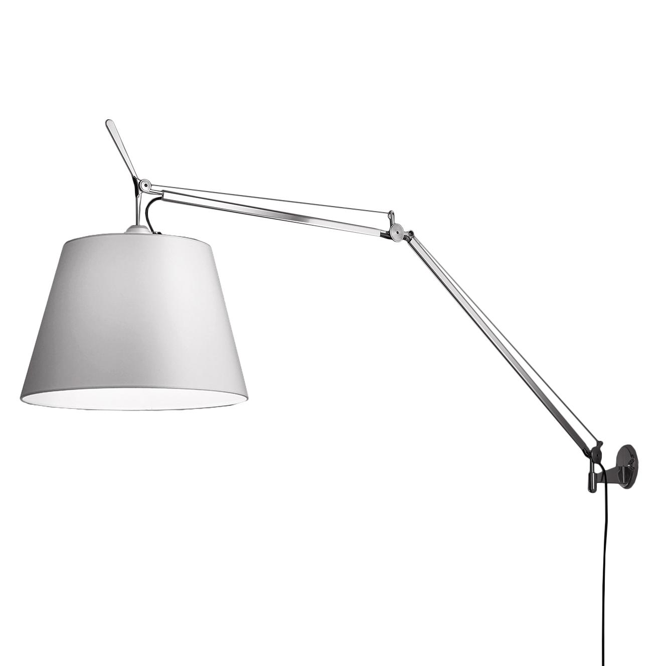 ARTEMIDE lampe murale applique TOLOMEO MEGA LED 2700K Ø 42 cm avec dimmer sur tête