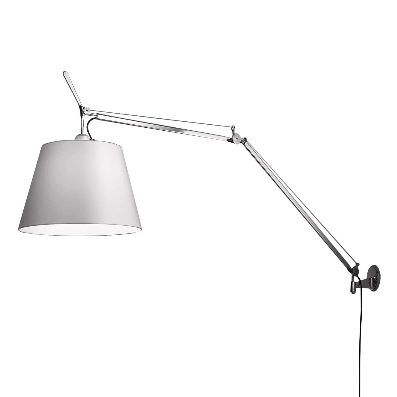 ARTEMIDE wall lamp TOLOMEO MEGA LED 3000K Ø 36 cm with dimmer on head
