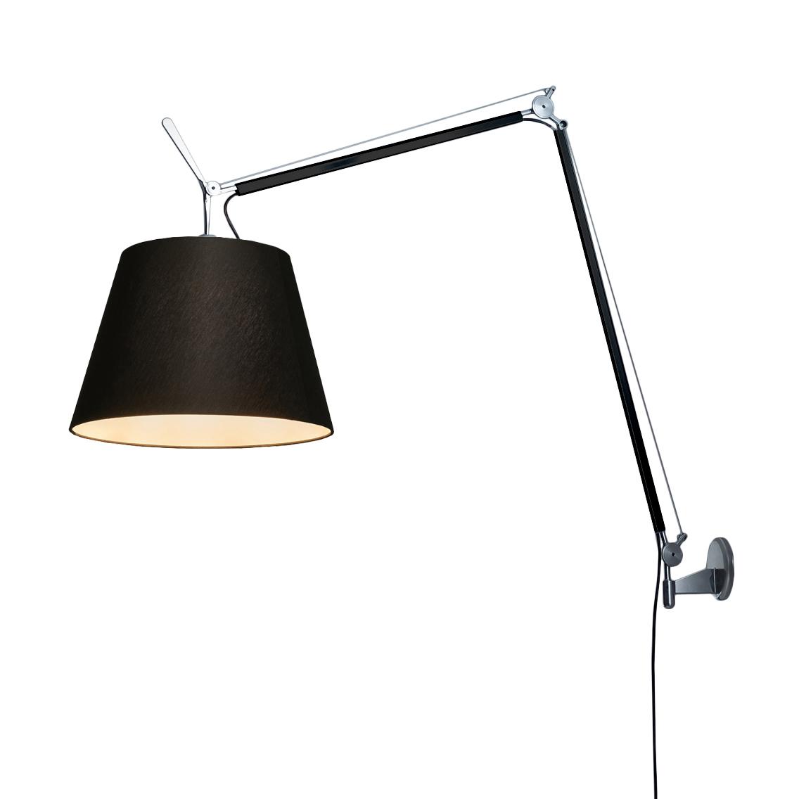ARTEMIDE lampe murale applique TOLOMEO MEGA LED 3000K Ø 36 cm avec dimmer sur tête
