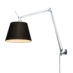 ARTEMIDE lampe murale applique TOLOMEO MEGA LED 3000K Ø 42 cm avec dimmer sur tête