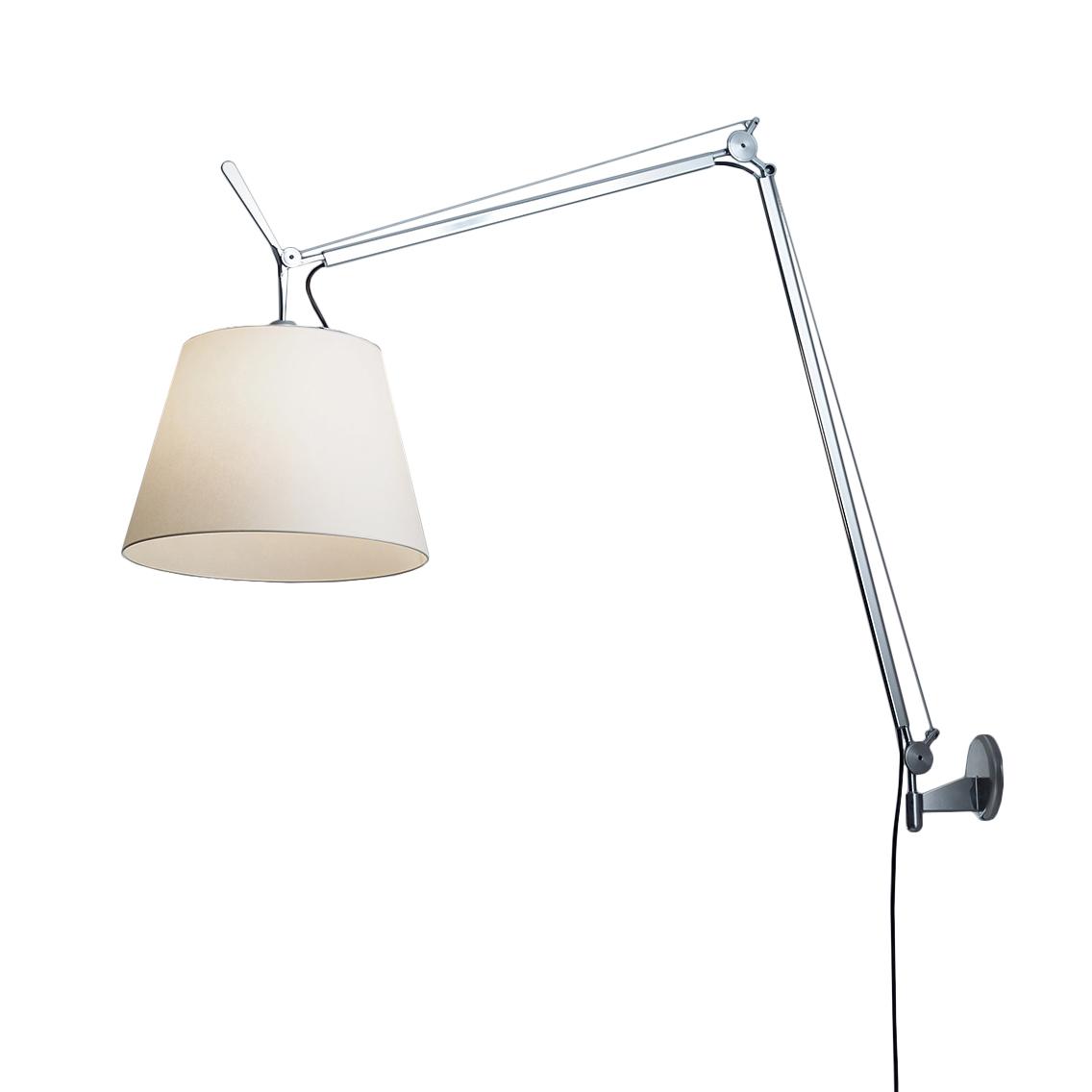 ARTEMIDE wall lamp TOLOMEO MEGA LED 3000K Ø 32 cm with dimmer on cable