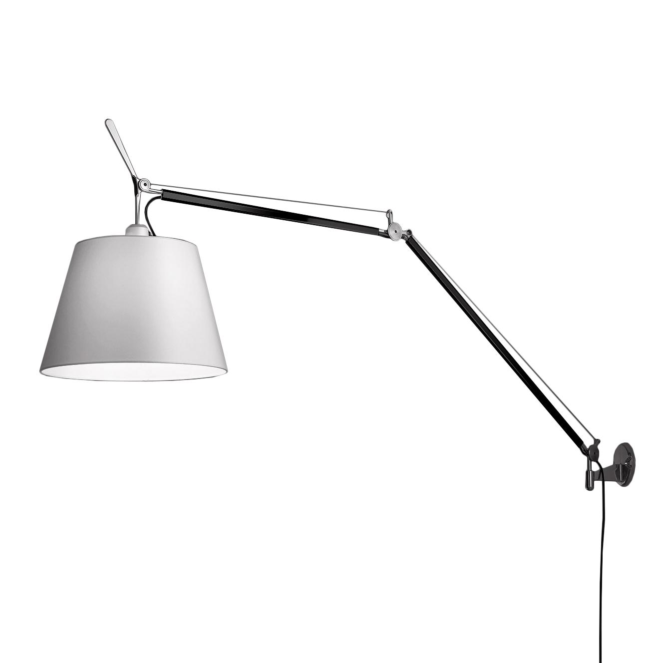 ARTEMIDE lampe murale applique TOLOMEO MEGA LED 3000K Ø 32 cm avec dimmer sur câble