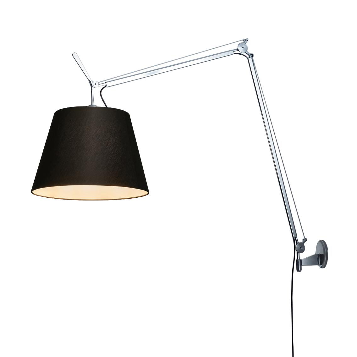ARTEMIDE lampe murale applique TOLOMEO MEGA LED 3000K Ø 36 cm avec dimmer sur câble