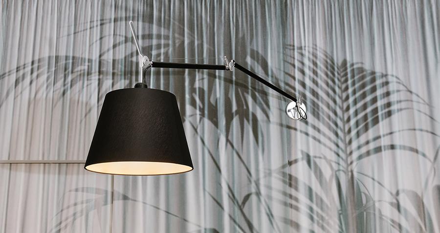 ARTEMIDE lampe murale applique TOLOMEO MEGA LED 3000K Ø 42 cm avec dimmer sur câble