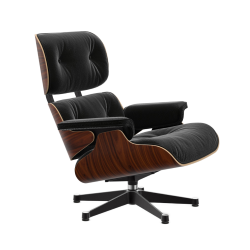 VITRA armchair black leather EAMES LOUNGE CHAIR classical dimensions