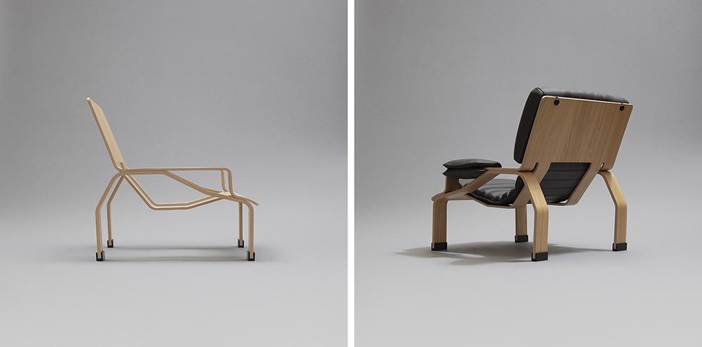 B-LINE armchair SUPERCOMFORT