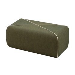 B-LINE pouf CROSSED 100x50 cm